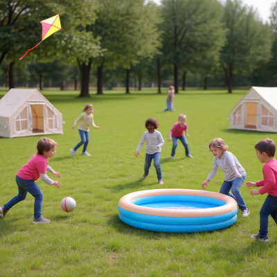 Пневмокаркасный модуль (надувной дом)