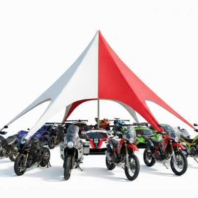 Шатер-тент "Звезда"  для автомотоспорта